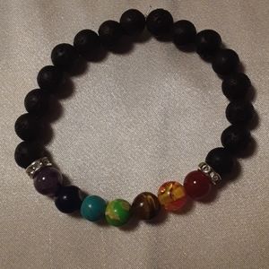 Essential Oil Diffuser Chakra Bracelet